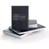 Jakob Maul GmbH LEATHER1839 caderno 152X210 quadriculado 5mm 100 fl. envio de mercadorias (A040590)