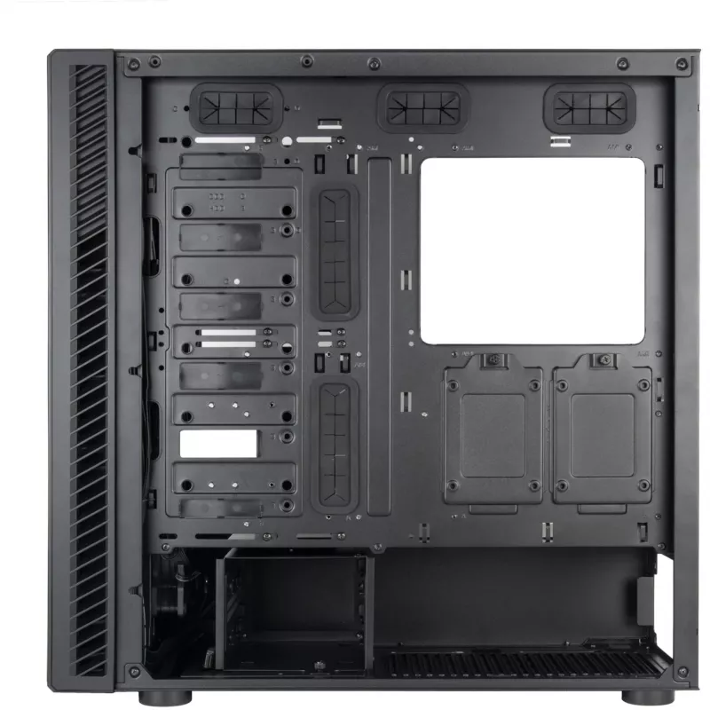 Caixa SilverStone SETA Q1 Midi Tower, preto