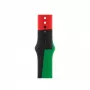 Pulseira Apple 44mm Preto Unity Sport Band S/M Preto Verde Vermelho