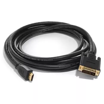Cabo HDMI-DVI-2/R HDMI-DVI (24+1) macho/macho 2m