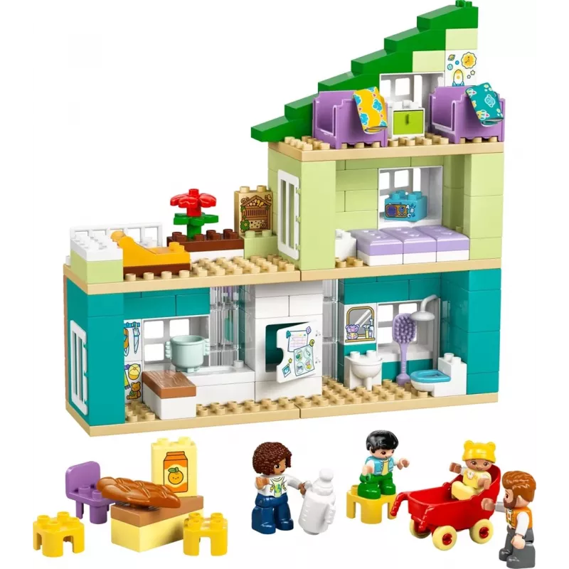 LEGO DUPLO 10470 3-em-1 Casa Familiar Moderna com Figuras