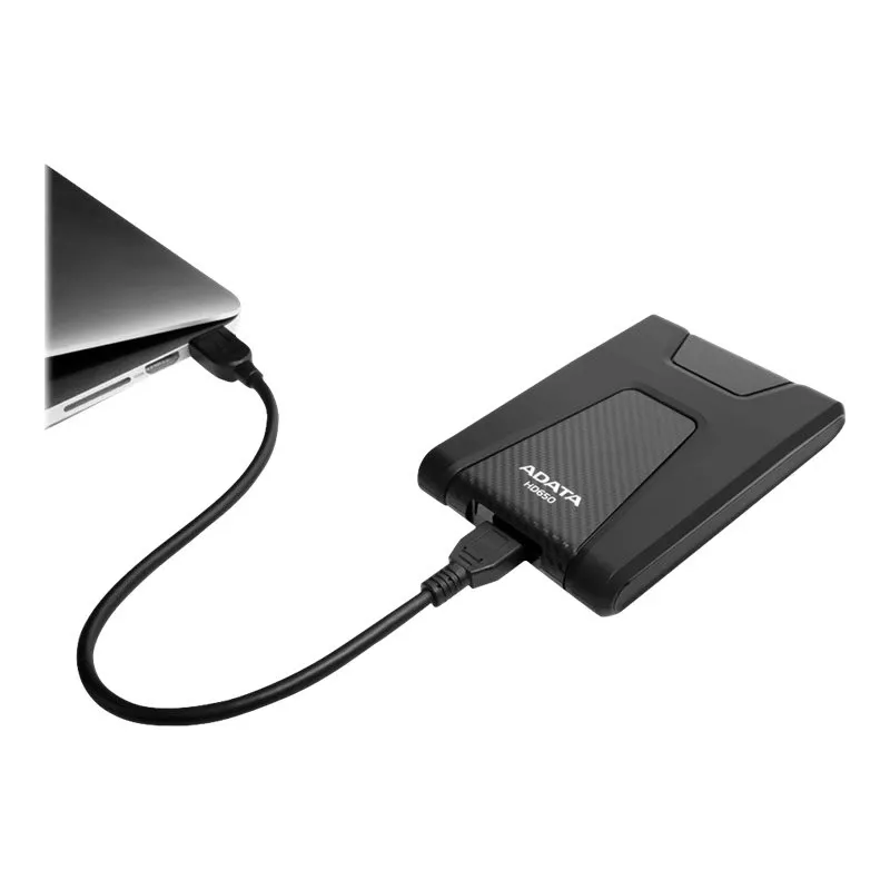 Disco externo ADATA DashDrive Durable HD650 1 TB 2,5 polegadas USB 3.2 Gen 1 (3.1 Gen 1) preto