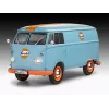 Modelo em plástico VW T1 Panel Van - decoração Gulf 1/24