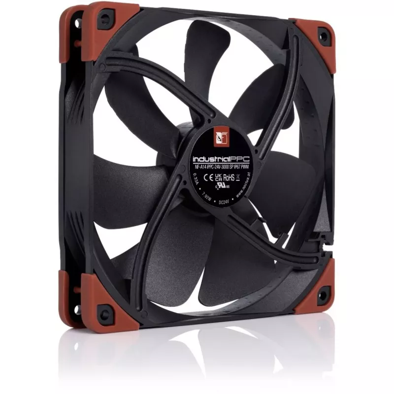 Ventoinha de caixa Noctua NF-A14 industrialPPC-24V-3000 SP 140mm