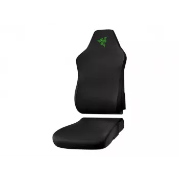 Capas para cadeira gaming Razer RC81-04430100-R3M1 — preto com detalhes verdes, capas de tecido de substituição