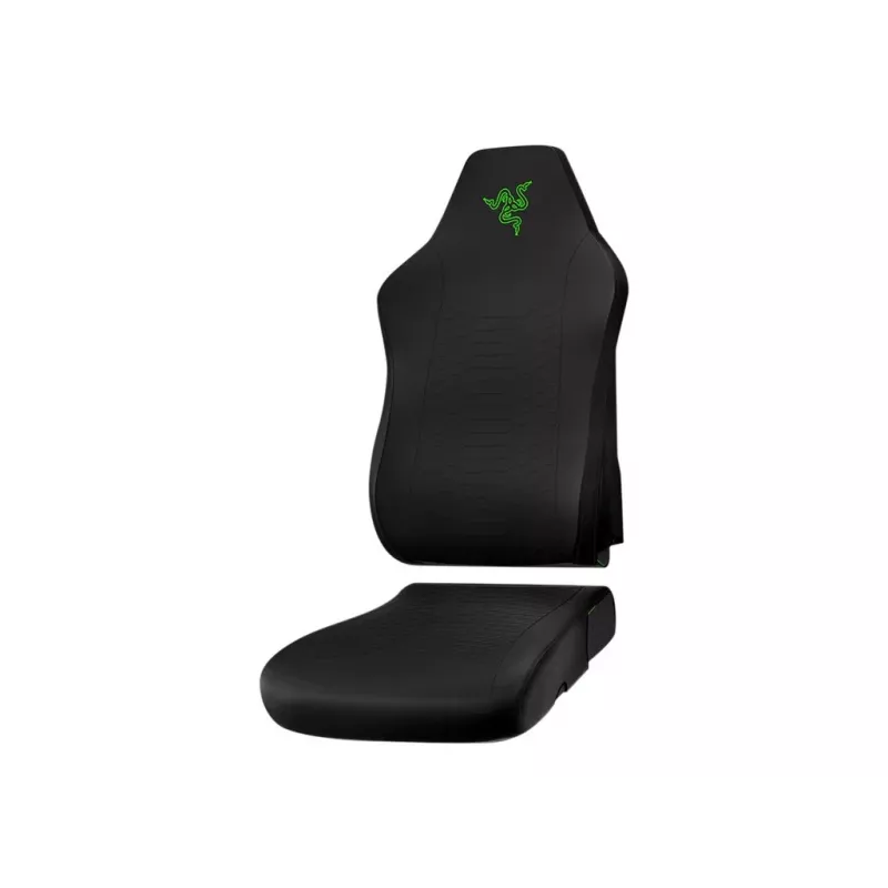 Capas para cadeira gaming Razer RC81-04430100-R3M1 — preto com detalhes verdes, capas de tecido de substituição