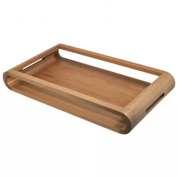 Tabuleiro de servir artelegno VASDG de dois lados Faia 27 x 49 cm