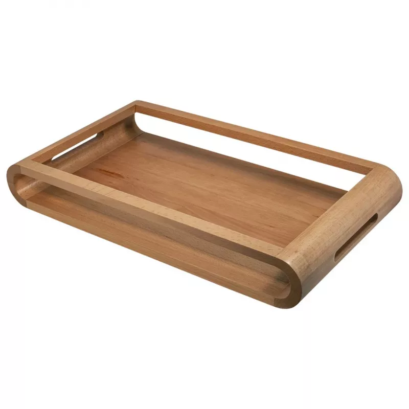 Tabuleiro de servir artelegno VASDG de dois lados Faia 27 x 49 cm