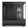 Sharkoon MK6 RGB Micro-ATX caixa de PC, preta, vidro temperado