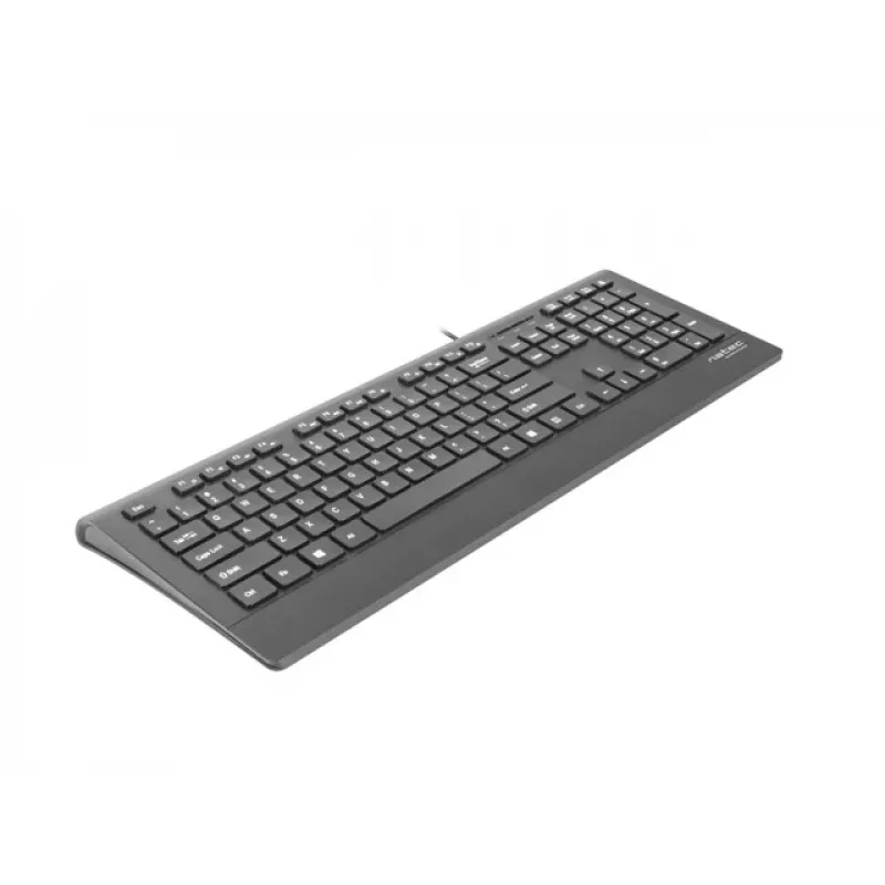 Natec Barracuda - teclado - US - preto - teclado - inglês US - preto