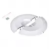 Aquecedor elétrico cerâmico NOVEEN PTC3000, 2000 W (1200 W mín.), indicador LED, temporizador, comando, oscilação, branco