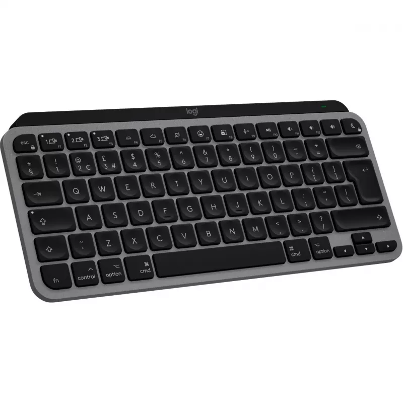 Logitech Master Series MX Keys Mini for Mac – Teclado – compacto – retroiluminado – sem fios – Bluetooth LE – AZERTY – Francês – Cinzento Space (920-012646)