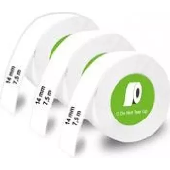 Rolo de etiquetas Olympia 6312 – 14 mm x 7,5 m, etiquetas de papel autoadesivas brancas
