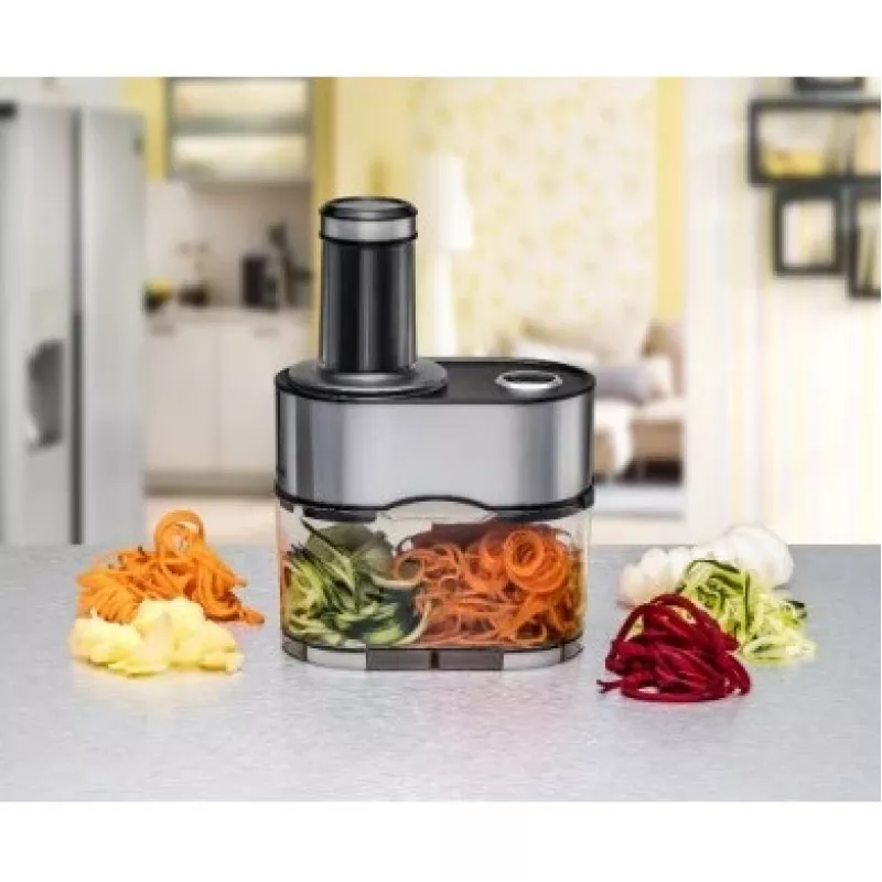 Cortador elétrico de espiral Rommelsbacher EGS 80 Gnudel – cortador de espiral de legumes