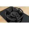 Placa de fogão Bosch Serie 8 PRA3A6I10 preta integrada 30 cm gás 1 zona(s)