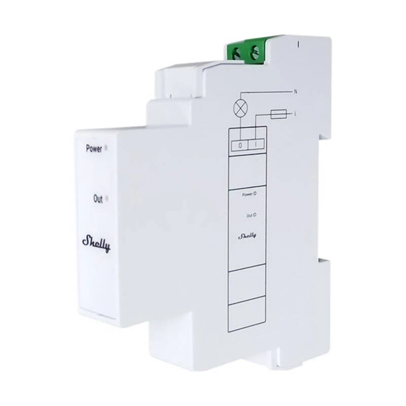 Medidor de energia Shelly Pro 3EM dispositivo de monitorização Wi-Fi trifásico para consumo de energia e gestão de carga