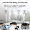 Extensão elétrica DIGITUS 3 tomadas com 2×USB-A & 1×USB-C, 3 tomadas AC tipo E/F, cabo de 1,5 m, preto
