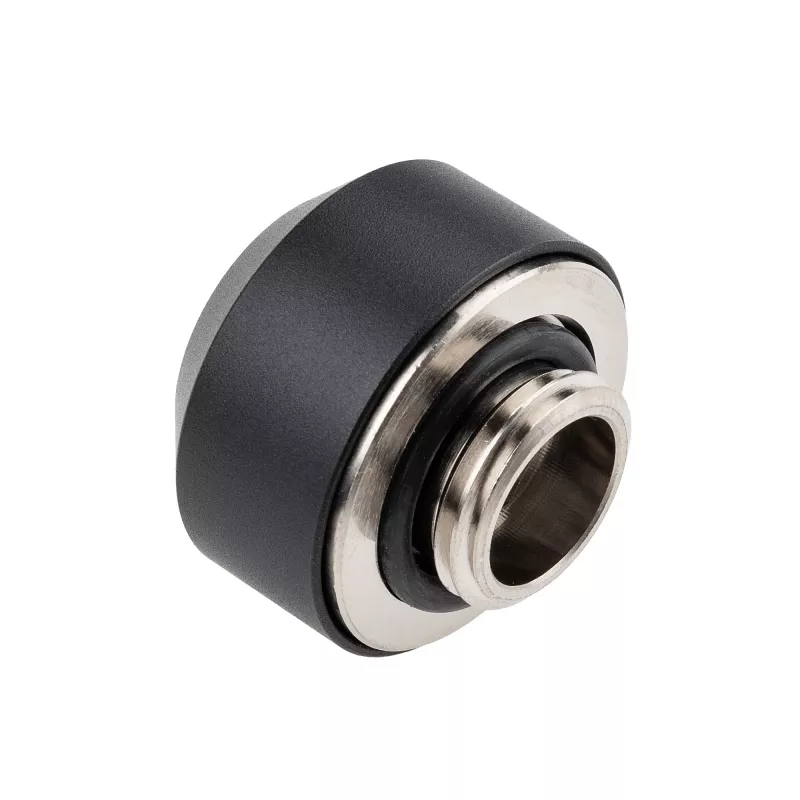 Conector para tubo rígido OPTIMUS 12 mm, preto – conexão individual de anel de aperto para tubos rígidos