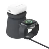 Carregador sem fios Belkin WIZ027VFH36 2-em-1 magnético Qi2 15W para iPhone e Apple Watch