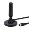 Antena de TV interior QOLTEC 57016 DVB-T2 – design compacto para receção digital terrestre