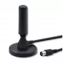 Antena de TV interior QOLTEC 57016 DVB-T2 – design compacto para receção digital terrestre