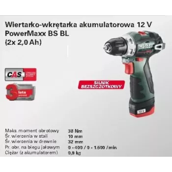 Metabo 7489929 berbequim aparafusador sem fio