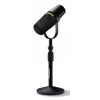 Shure MV7+-K-BNDL - microfone para discurso/canto com ligação XLR/USB-C, preto + tripé de mesa GATOR