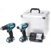 Conjunto combinado de ferramentas elétricas com bateria Makita CLX224X