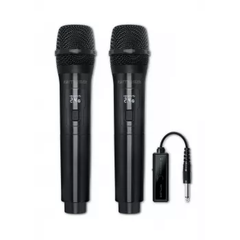 Muse | Pack de 2 microfones sem fios | MC-50 WI | Preto