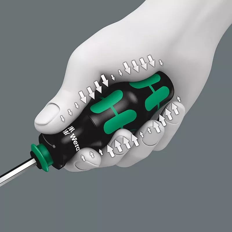 Wera Conjunto de 6 peças KK28 Kraftform compacto com pontas e chaves de fendas