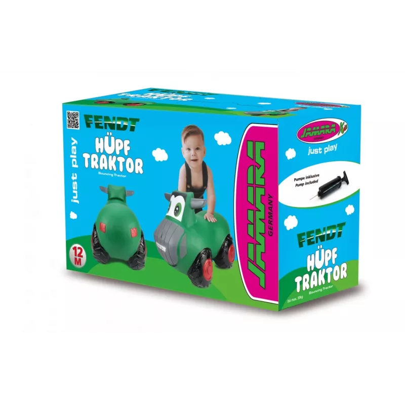 Brinquedo insuflável Jamara Fendt trator saltitante