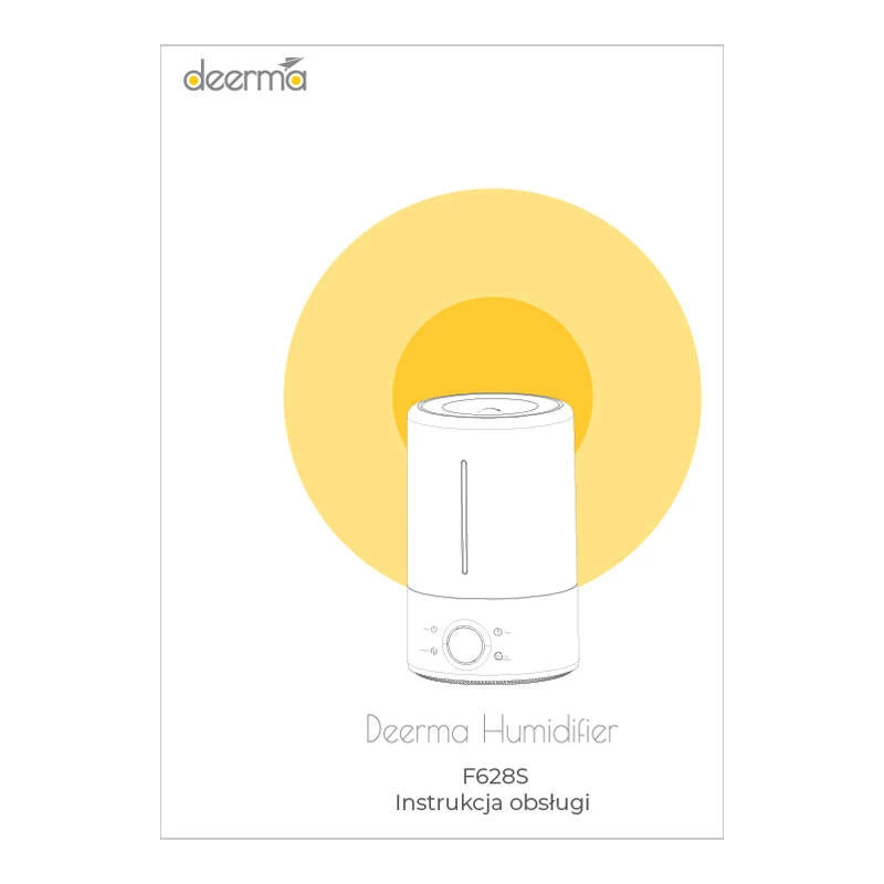 Humidificador ultrassónico Deerma F628S, 5 L, branco