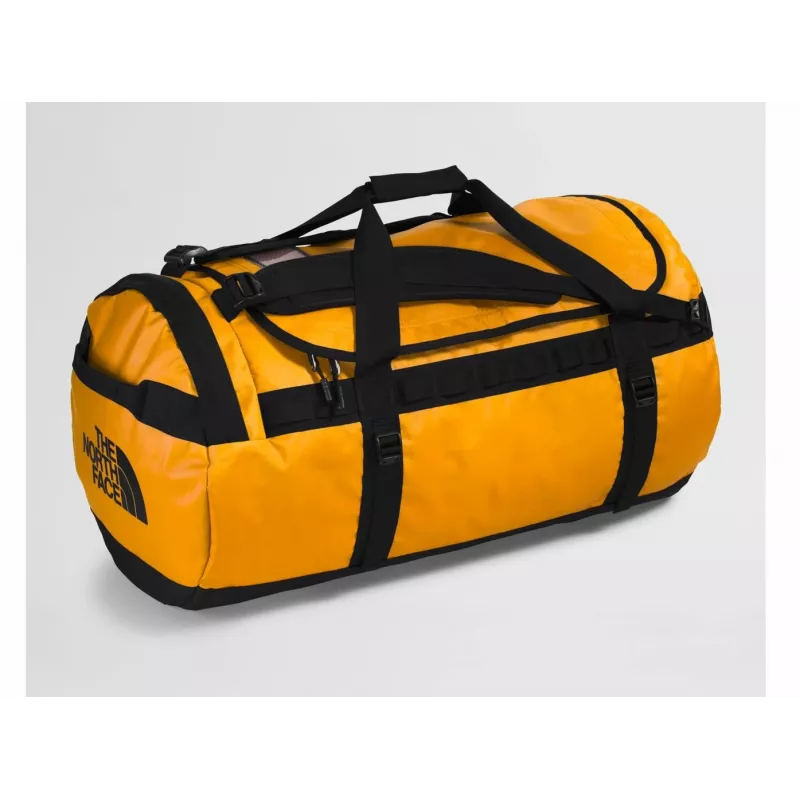 Saco de viagem The North Face Base Camp Duffel L 95 L poliéster preto, amarelo