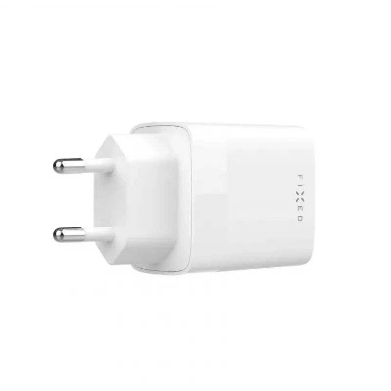 Carregador de viagem USB-C FIXED FIXC30N-C-WH — fonte de alimentação USB-C compacta de 30W, carregamento rápido de porta única