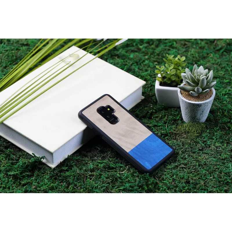 Capa para smartphone man and wood para Galaxy S9 Plus — preto pombo