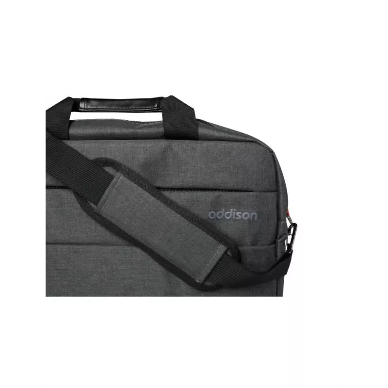 Capa para portátil Addison 307014 35,8 cm (14,1) mala toploader cinzenta