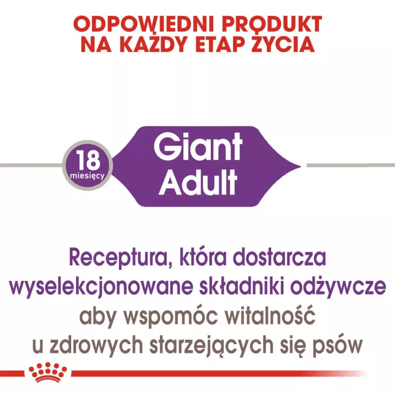 ROYAL CANIN Giant Adult - Ração seca para cães - 15 kg