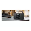 Muse M-091R rádio portátil, FM/AM, visor LCD, despertador, entrada AUX, alimentação por rede/pilhas, preto