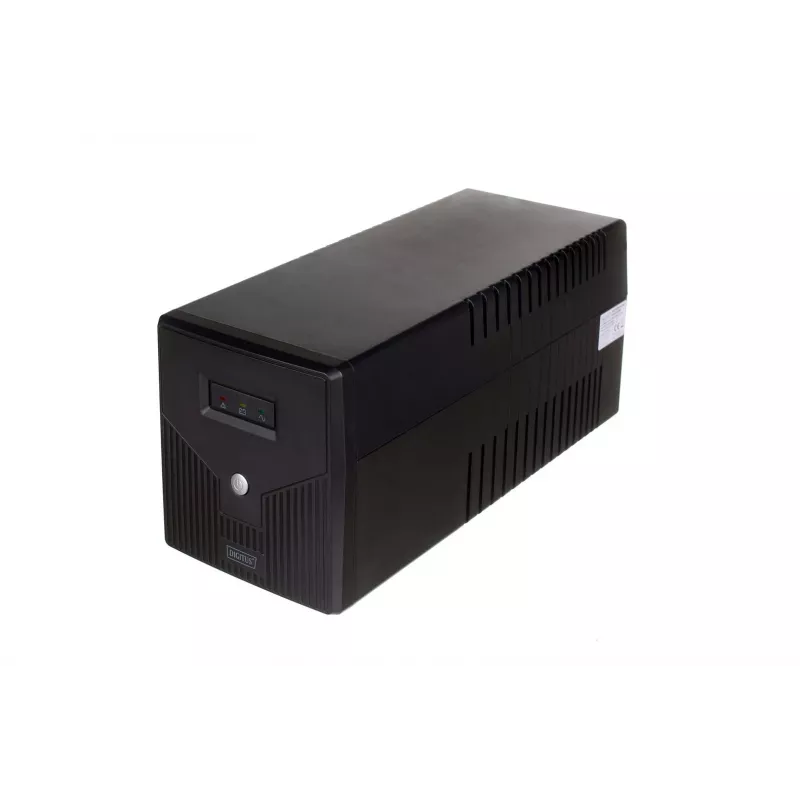 Digitus DN-170065 UPS Line-Interactive, 1000VA / 600W, 4x Schuko, 2x 12V/7Ah