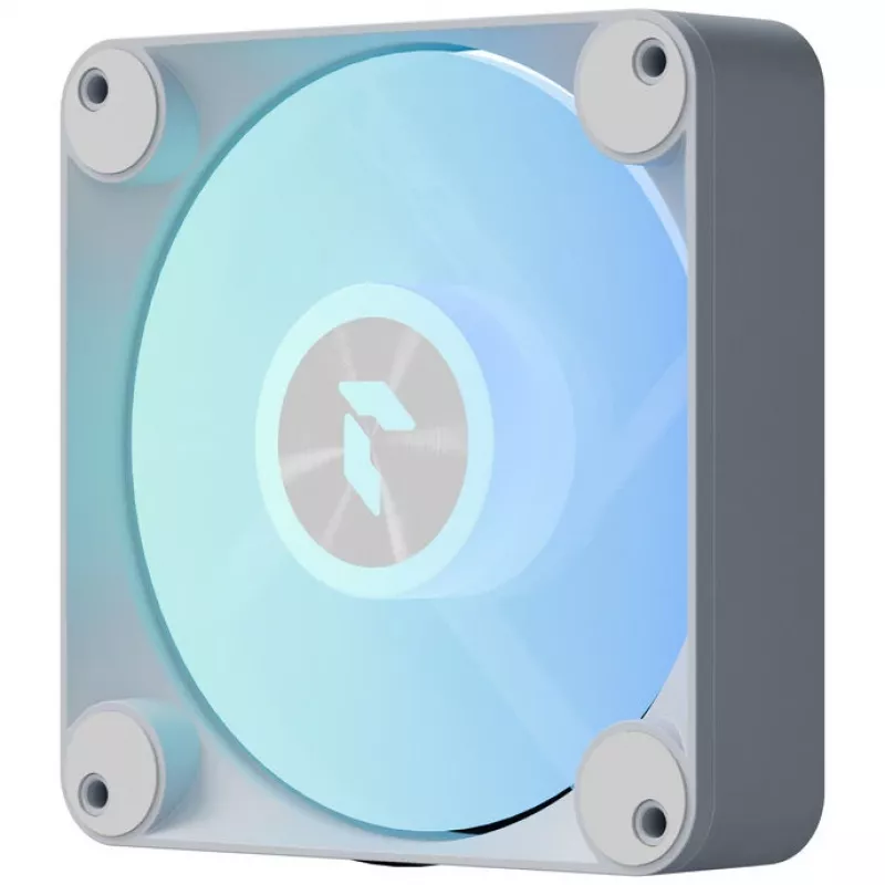 Ventoinha APNX FP1-120-R PWM ARGB branco 120mm, controlo PWM, iluminação ARGB