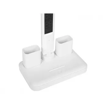 Candeeiro de secretária LED LB-24 com relógio