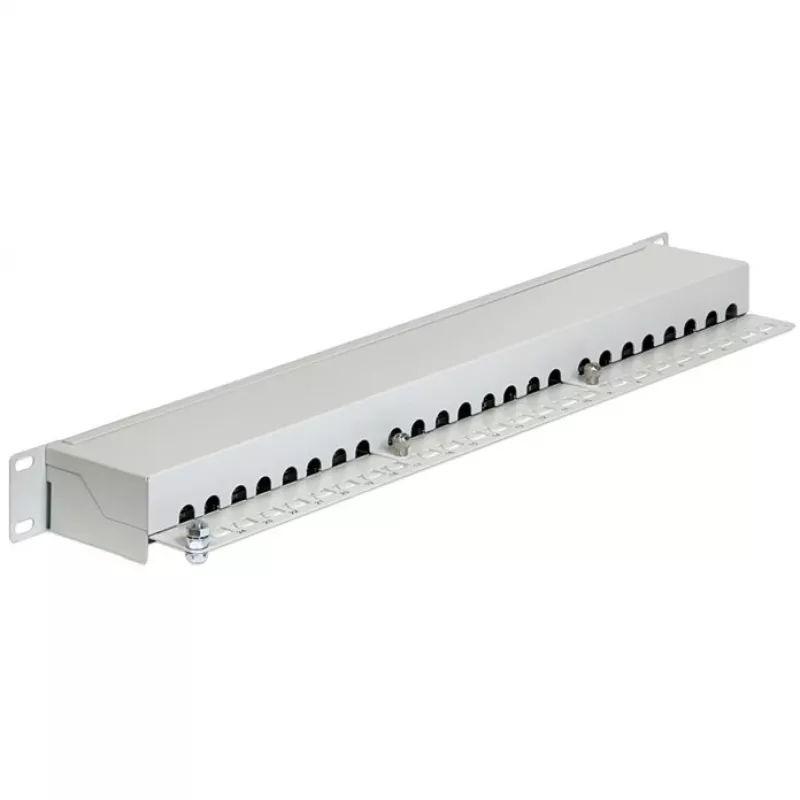 Patch panel DeLOCK 43300 1U RJ-45 Cinzento