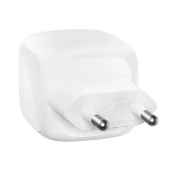 Carregador de parede Belkin WCH019KQWH 50W Dual USB-C PD PPS
