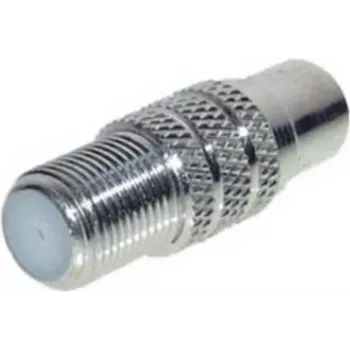 Adaptador conector fêmea F para conector fêmea RCA ShiverPeaks 85325 — adaptador coaxial para áudio/vídeo compósito