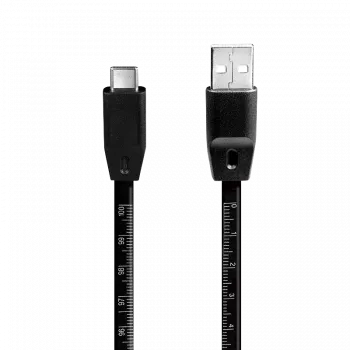 LogiLink - Cabo USB - USB (macho) para USB-C de 24 pinos (macho) - USB 2.0 - 5 V - 3 A - 1 m - preto