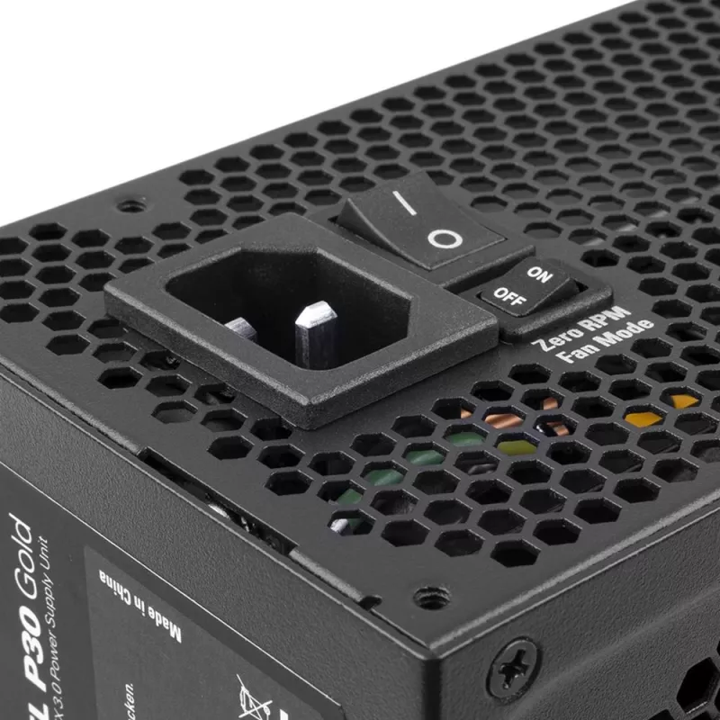 Fonte de alimentação Sharkoon Rebel P30 Gold 1300 W 20+4 pin ATX ATX Preto