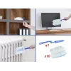 Conjunto de espanadores Beper C203PUL004 com 10 recargas — conjunto de espanador de mão, cabeças de microfibra substituíveis