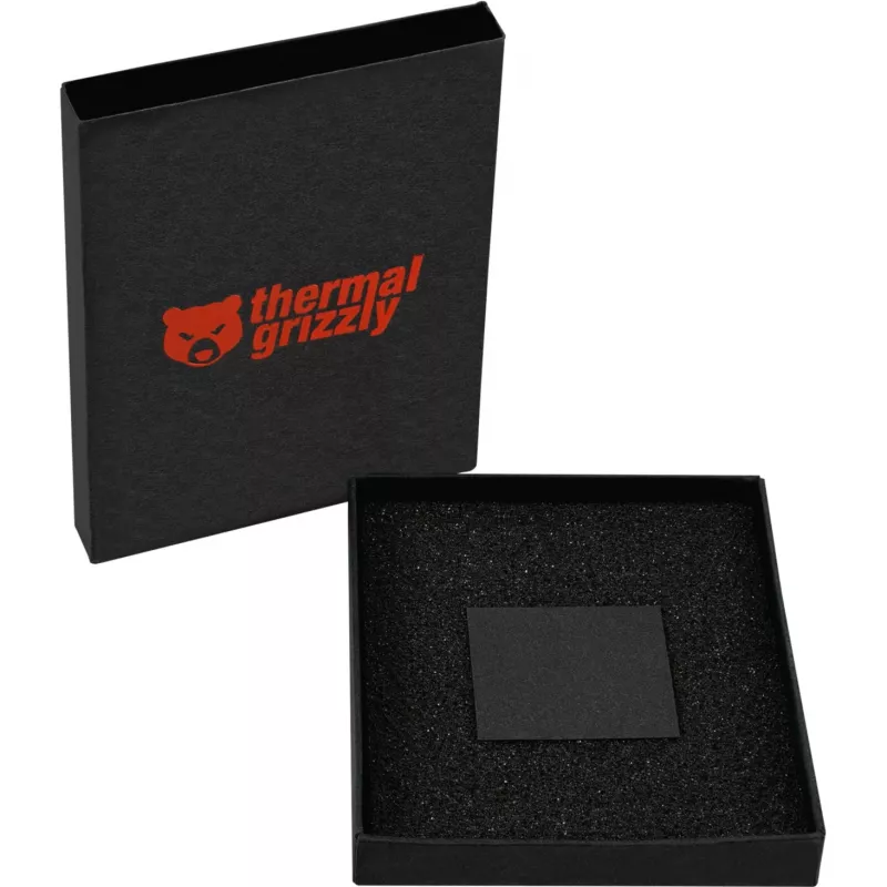 Almofada térmica Thermal Grizzly Carbonaut 32×32 mm, 0,2 mm de espessura, cor carbono