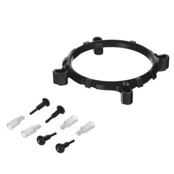 Arrefecedor de CPU AEROCOOL PGS Rave 4 FRGB ventoinha de 120 mm, 4 heatpipes, ARGB, 120 × 25 mm, 1800 rpm, 12 V, 0,5 A