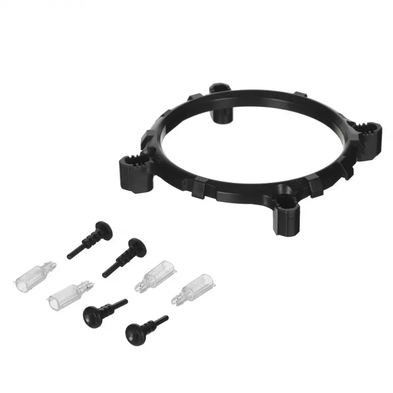 Arrefecedor de CPU AEROCOOL PGS Rave 4 FRGB ventoinha de 120 mm, 4 heatpipes, ARGB, 120 × 25 mm, 1800 rpm, 12 V, 0,5 A